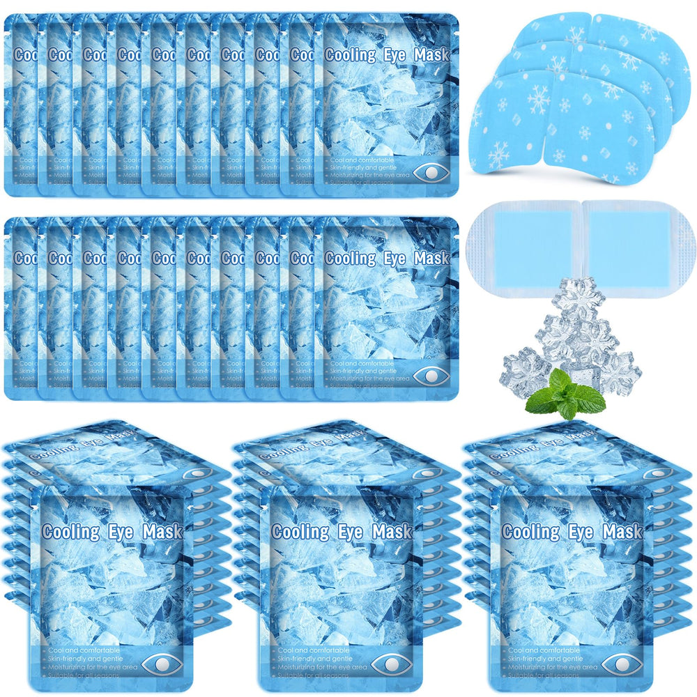 Newcotte front packaging showing 36 mint-scented hydrogel masks and travel convenience