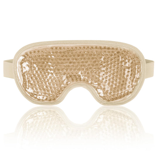 NEWGO eye mask front view showing Champane color and compact design for travel