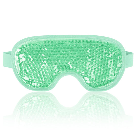 NEWGO front view eye mask showing shape and color for soothing relief