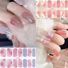 NEWSPIED close-up of cherry blossom pattern highlighting delicate detail