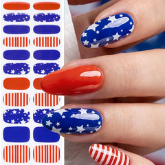 NEWSPIED close-up of star and stripe texture highlighting glossy finish