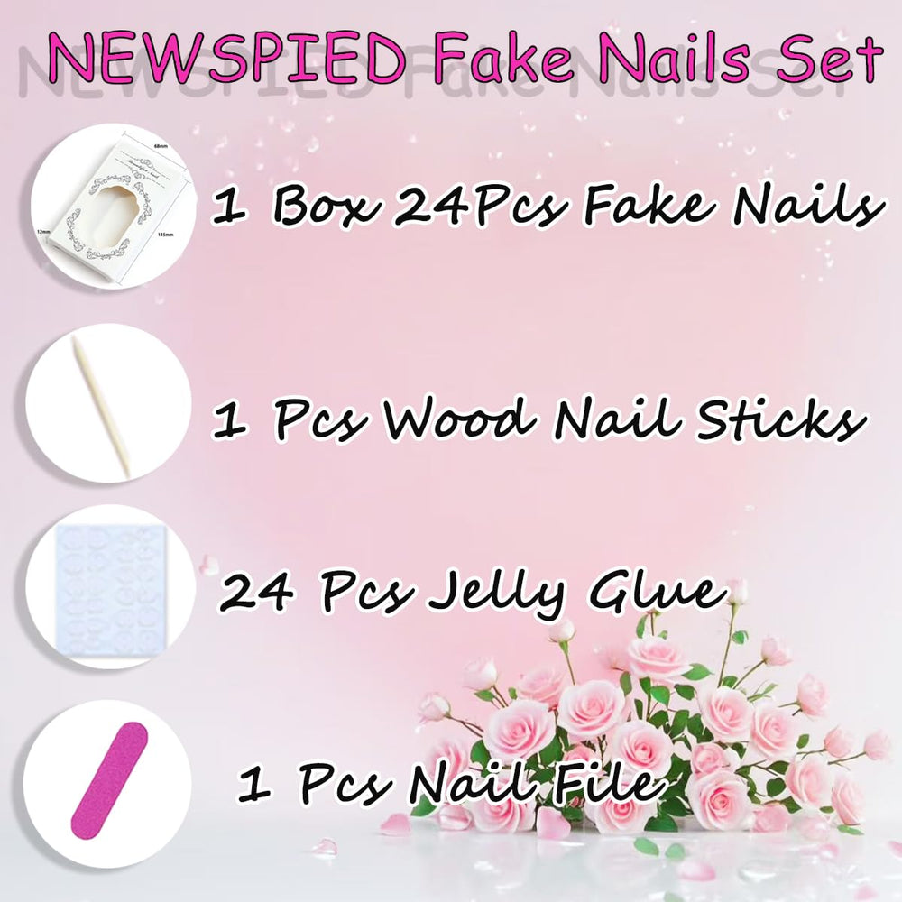 NEWSPIED side profile of nail showing moderate thickness and natural curve for durability