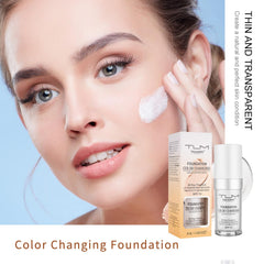 Newvenper texture close-up displaying smooth lightweight formula and blendability