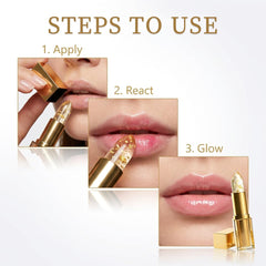 Nexalyn applied on lips in lifestyle scene, natural personalized tint benefit