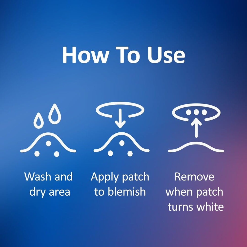 Nexcare patch applied to cheek offering discreet protection benefit