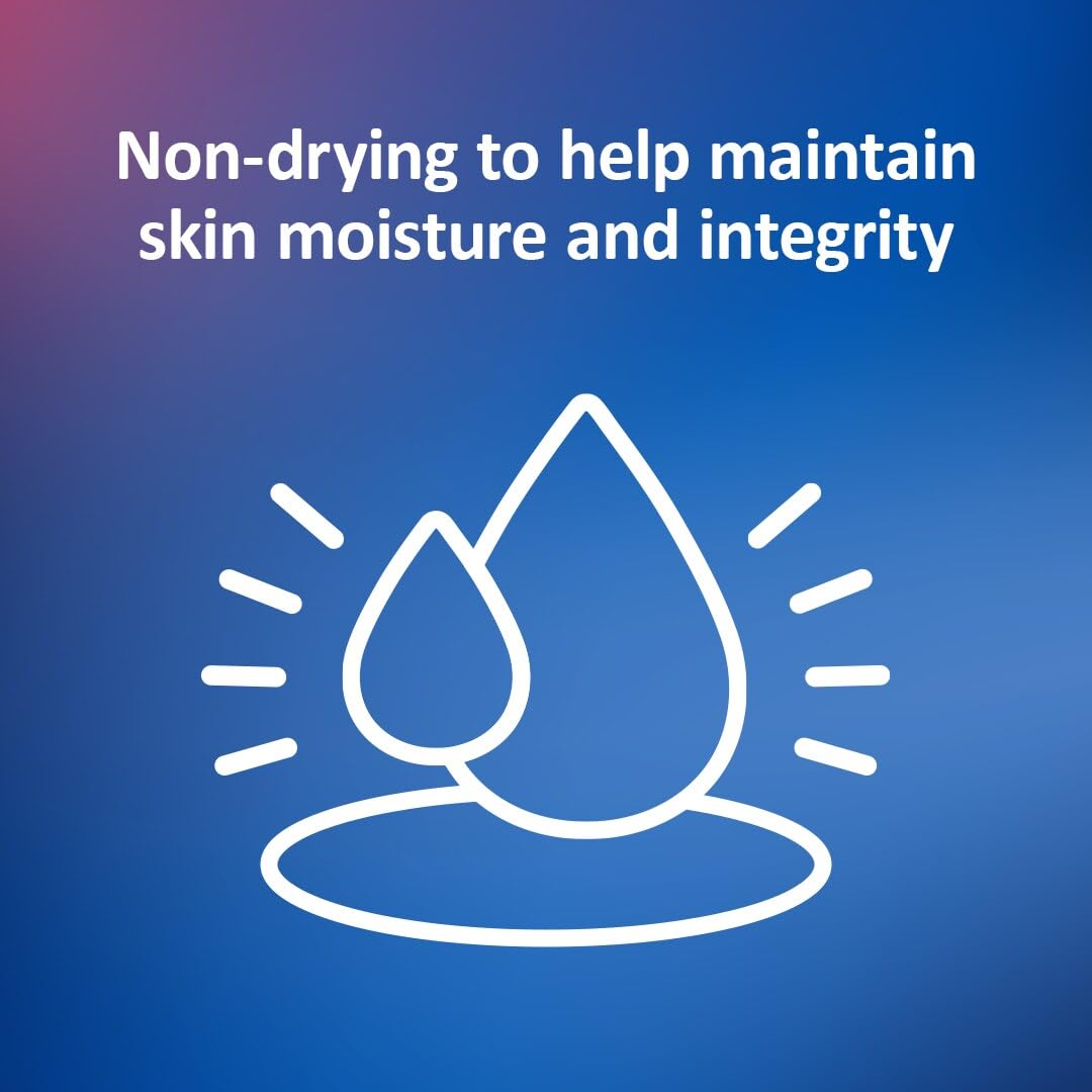 Nexcare close-up of absorbent pad texture demonstrating fluid uptake