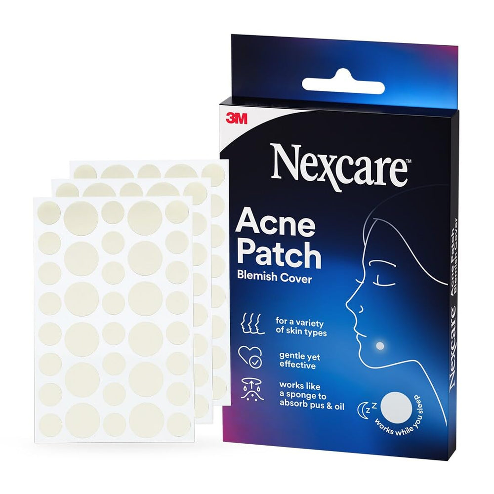 Nexcare front packaging showing 108-count and clear patch benefits