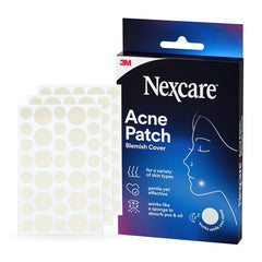 Nexcare front packaging showing 108-count and clear patch benefits