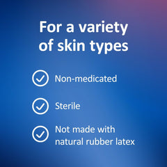 Nexcare patch concealed under makeup for subtle daytime protection