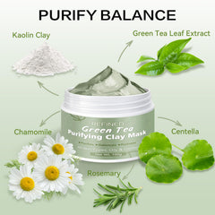 Nexkayee ingredients display with green tea and aloe for antioxidant care