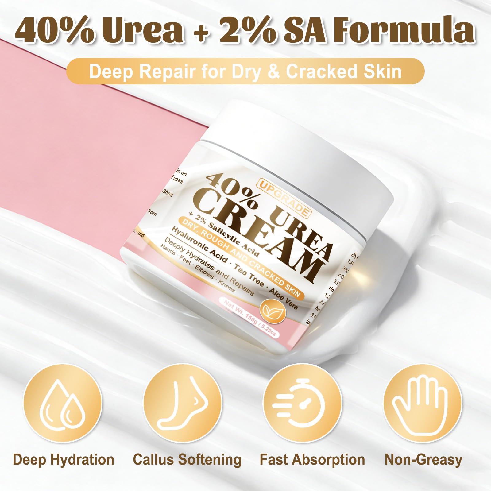 Nexkayee cream texture close-up demonstrating smooth, non-greasy finish