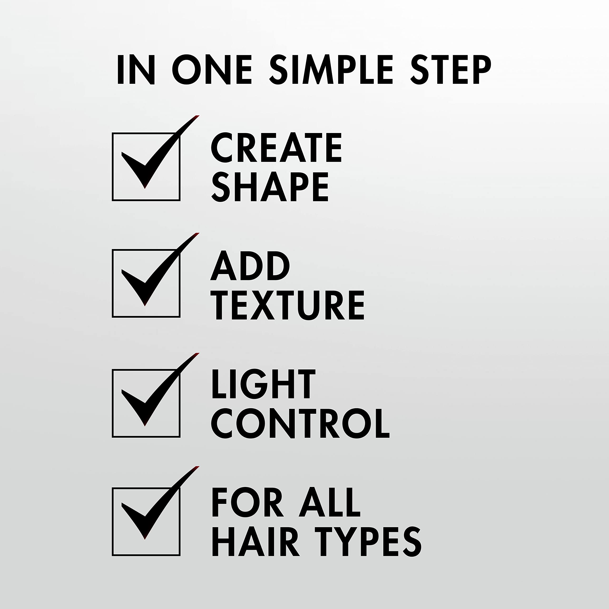 Nexxus application on damp hair demonstrating easy styling control benefit