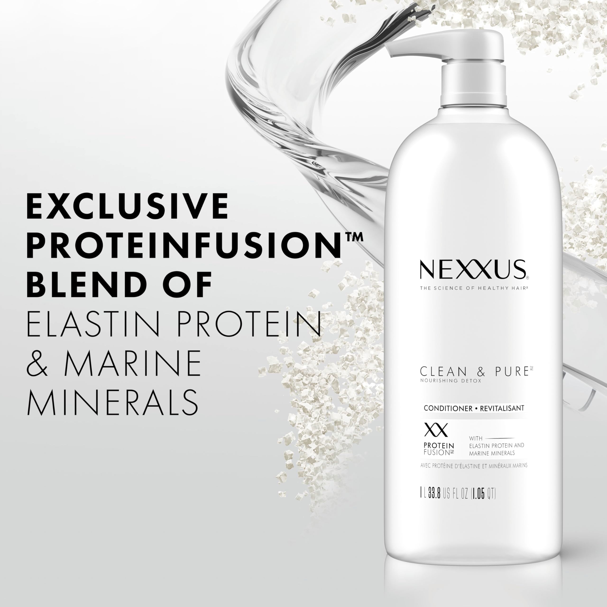 Nexxus shampoo lather texture demonstrating gentle yet effective cleanse