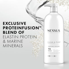 Nexxus shampoo lather texture demonstrating gentle yet effective cleanse