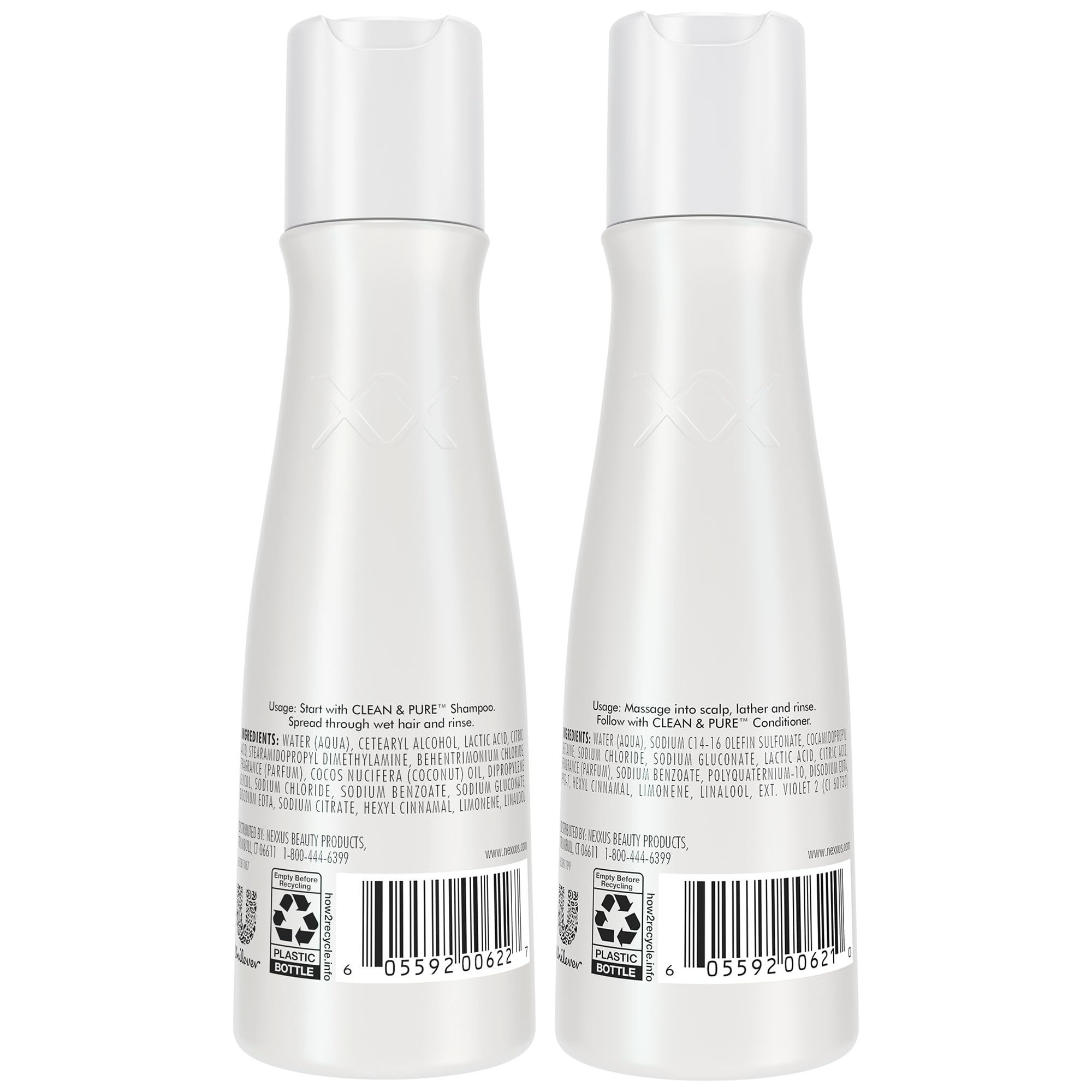 Nexxus bottle cap detail highlighting secure flip-top for leak-resistant travel convenience