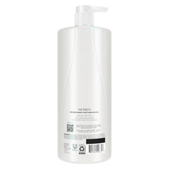 Nexxus Clean & Pure conditioner back label with ingredients and instructions benefit