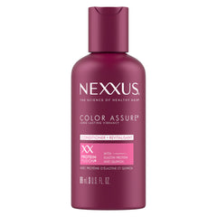 Nexxus Color Assure front packaging showing 3 oz tube and label, protects color