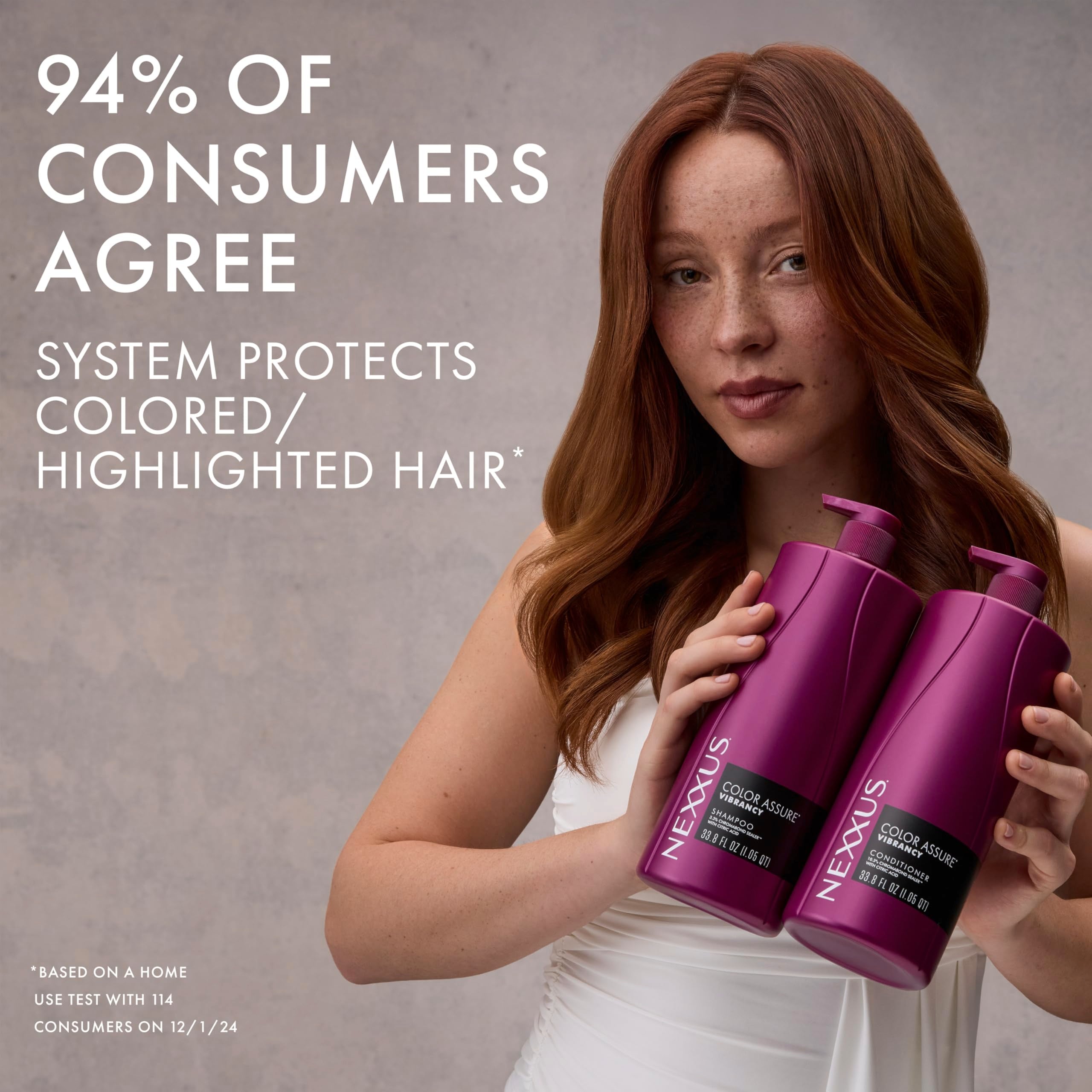 Nexxus conditioner cream close-up highlighting rich texture for smooth, hydrated hair