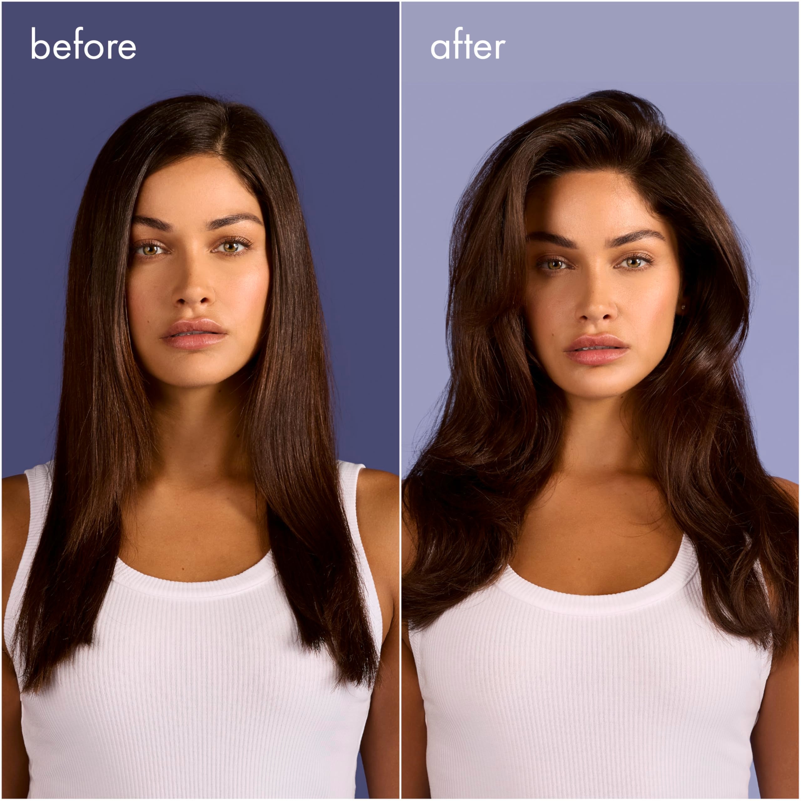 Nexxus styling foam dispensed in hand offering flexible hold and airy volume
