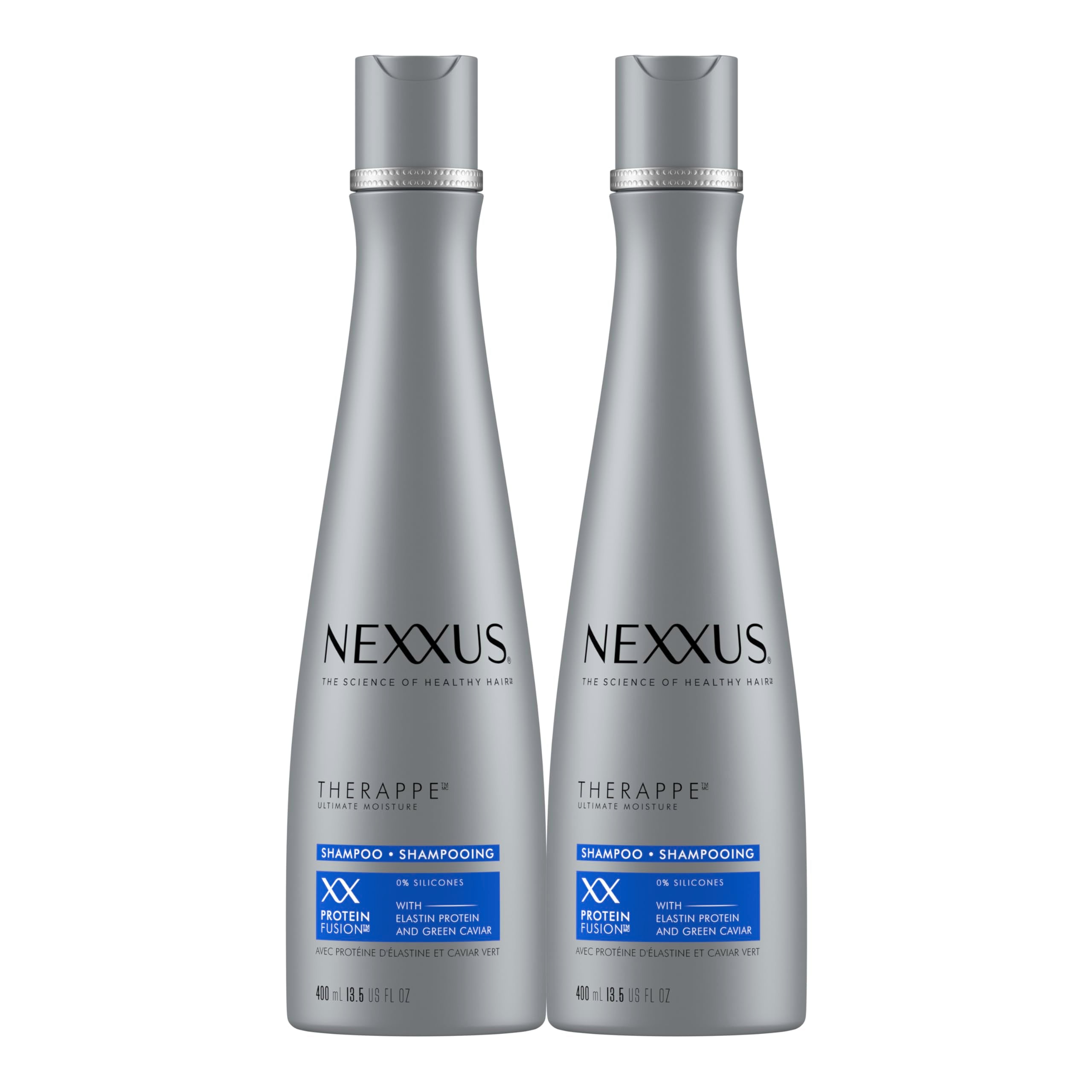 Nexxus Therappe front packaging showing bottle and label for immediate identification and benefit