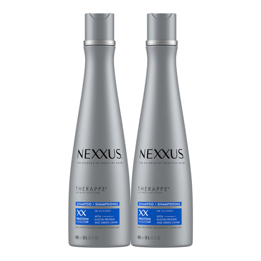 Nexxus Therappe front packaging showing bottle and label for immediate identification and benefit