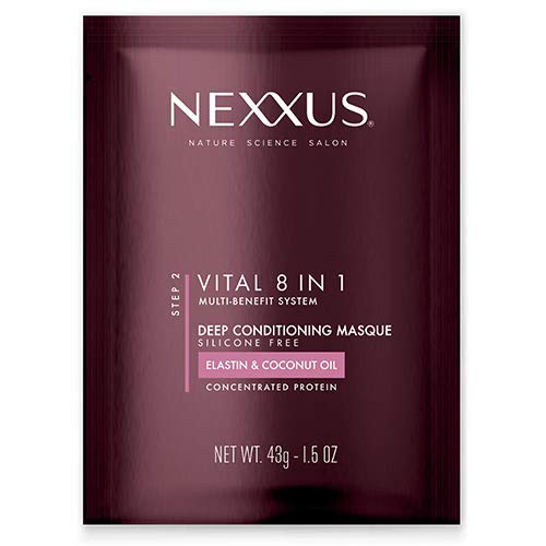 Nexxus Vitall masque front packaging showing size and label, for easy product choice