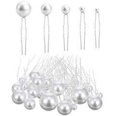 Neyauo front packaging showing 40 pearl hair pins and organized set for weddings