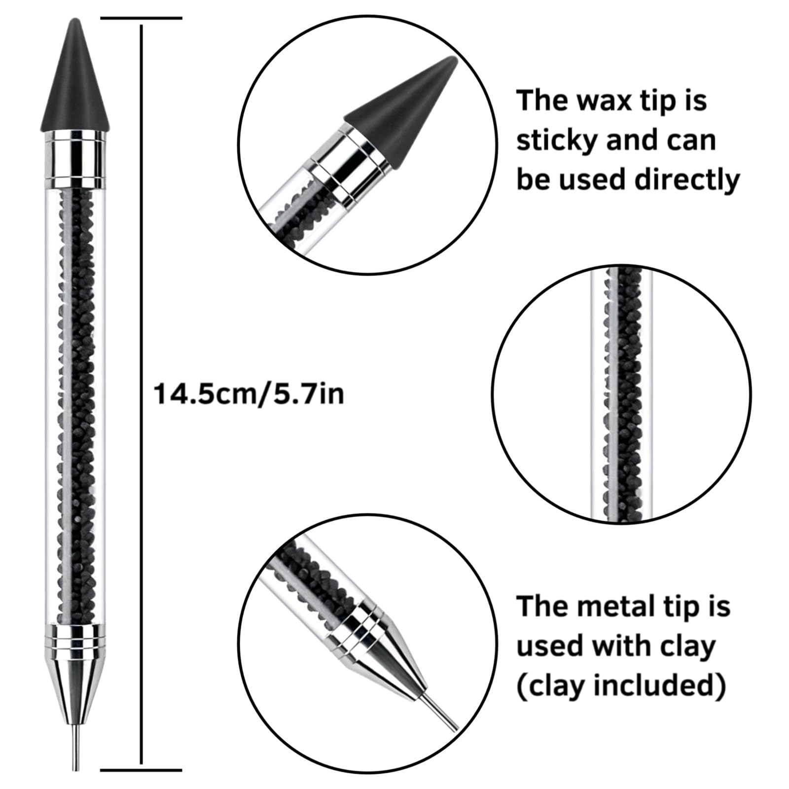 NFRBTD close-up of pen wax tip demonstrating precise small-stone pickup