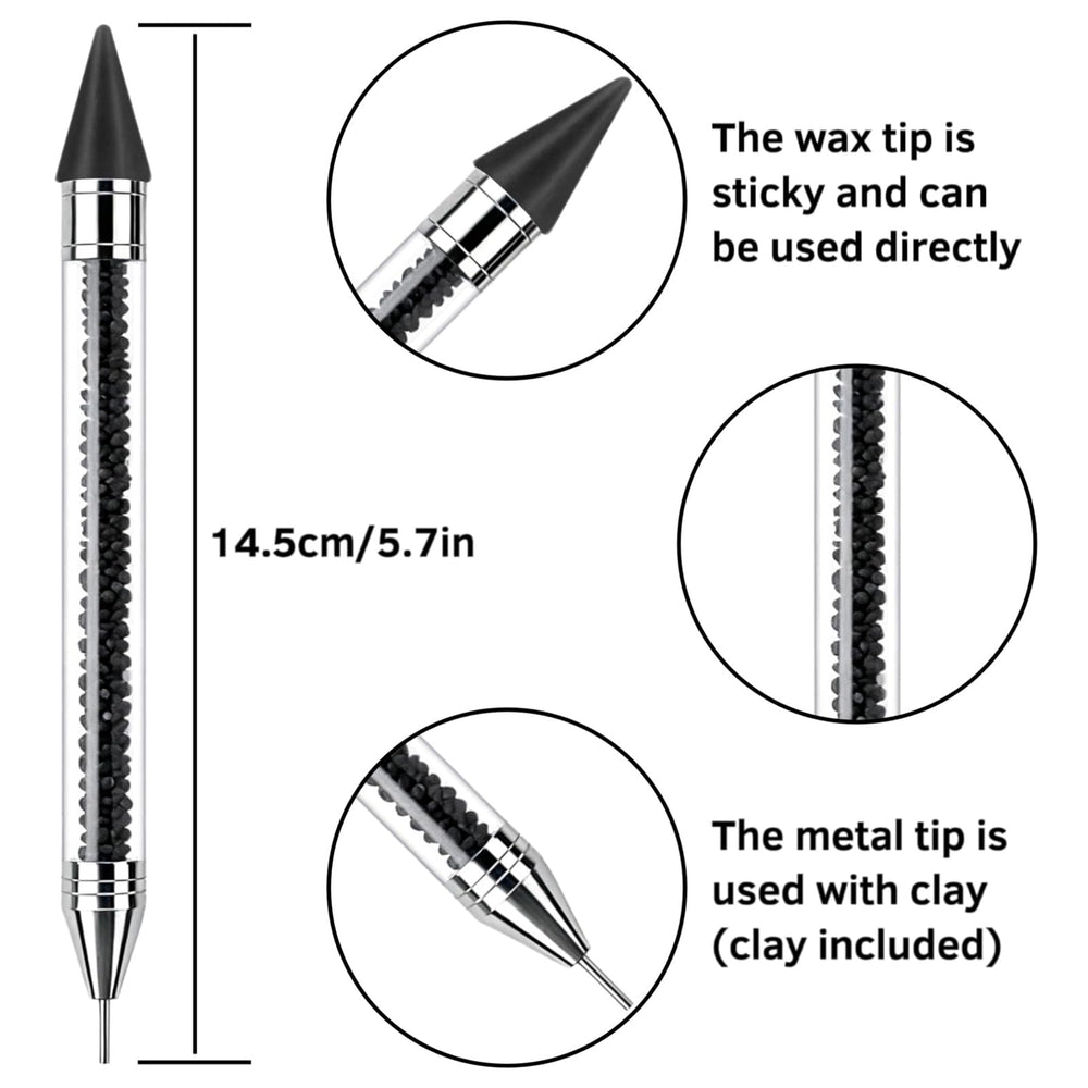 NFRBTD close-up of pen wax tip demonstrating precise small-stone pickup