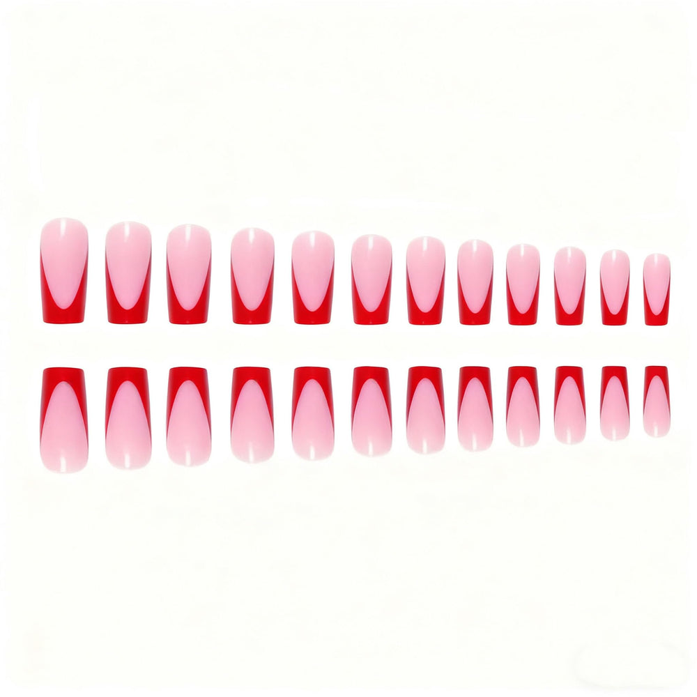 NHIXK applied fingernails full set on hands demonstrating instant polished look