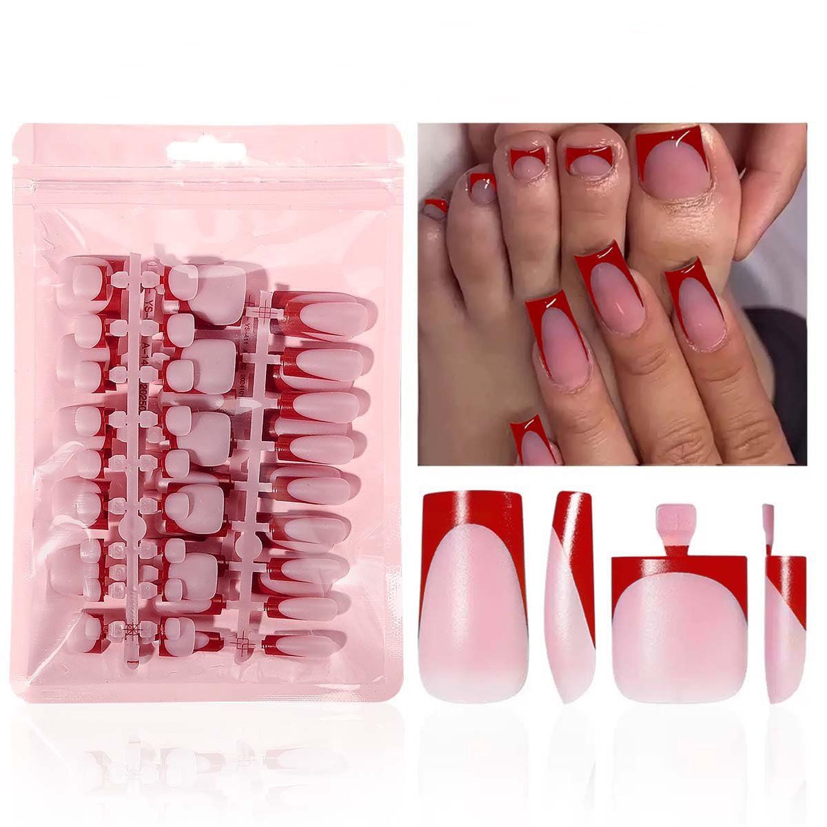 NHIXK front packaging showing complete 60pcs kit and tools for quick styling
