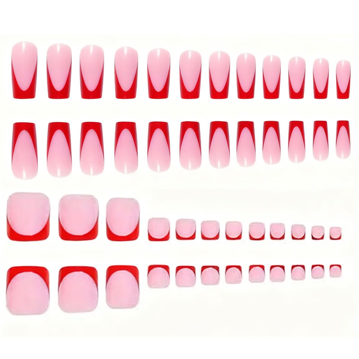 NHIXK nail underside with adhesive area visible for easy secure application
