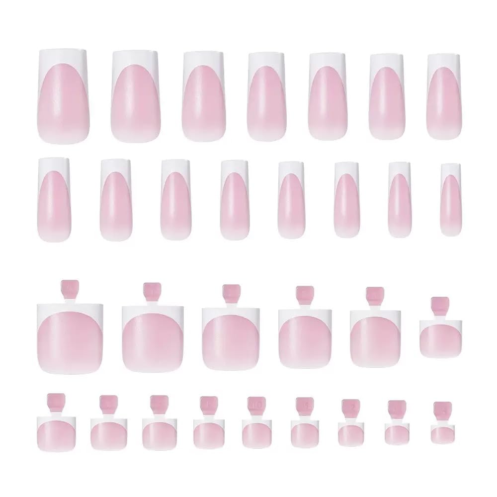 NHIXK press-on nail in hand showing scale and easy placement benefit