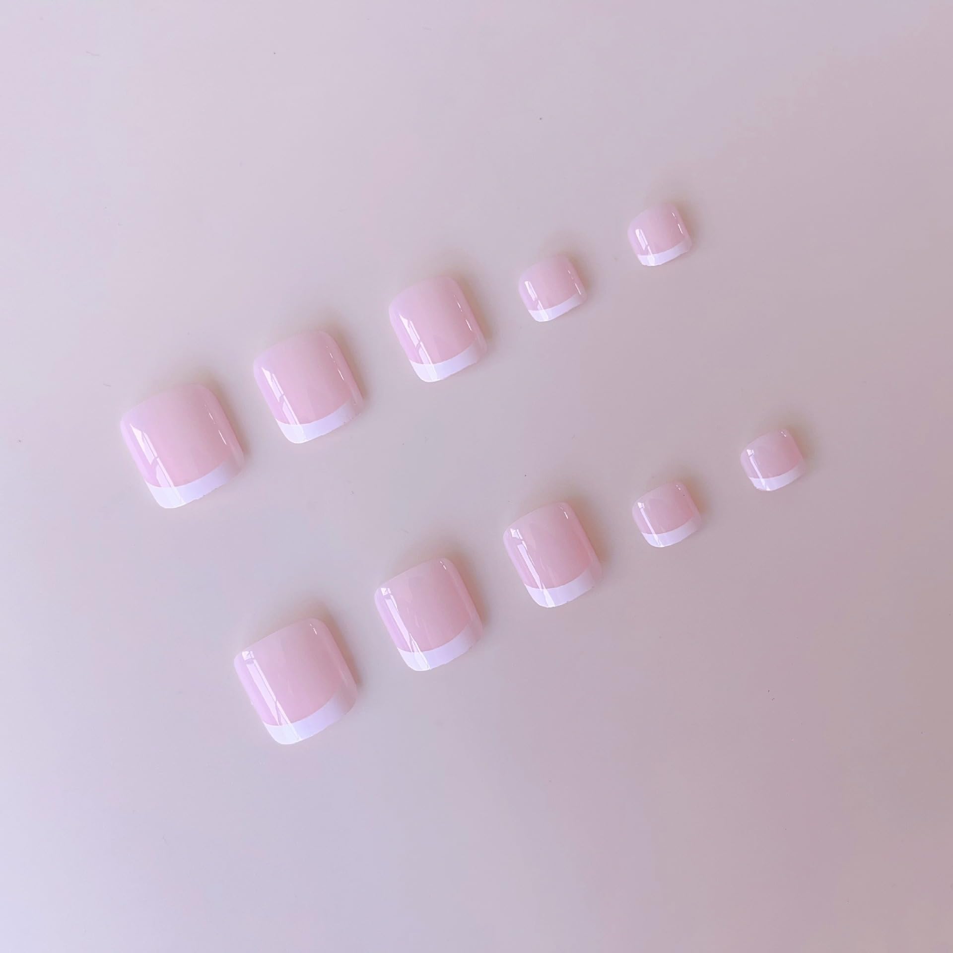 NHIXK toenail set on a foot demonstrating quick pedicure solution
