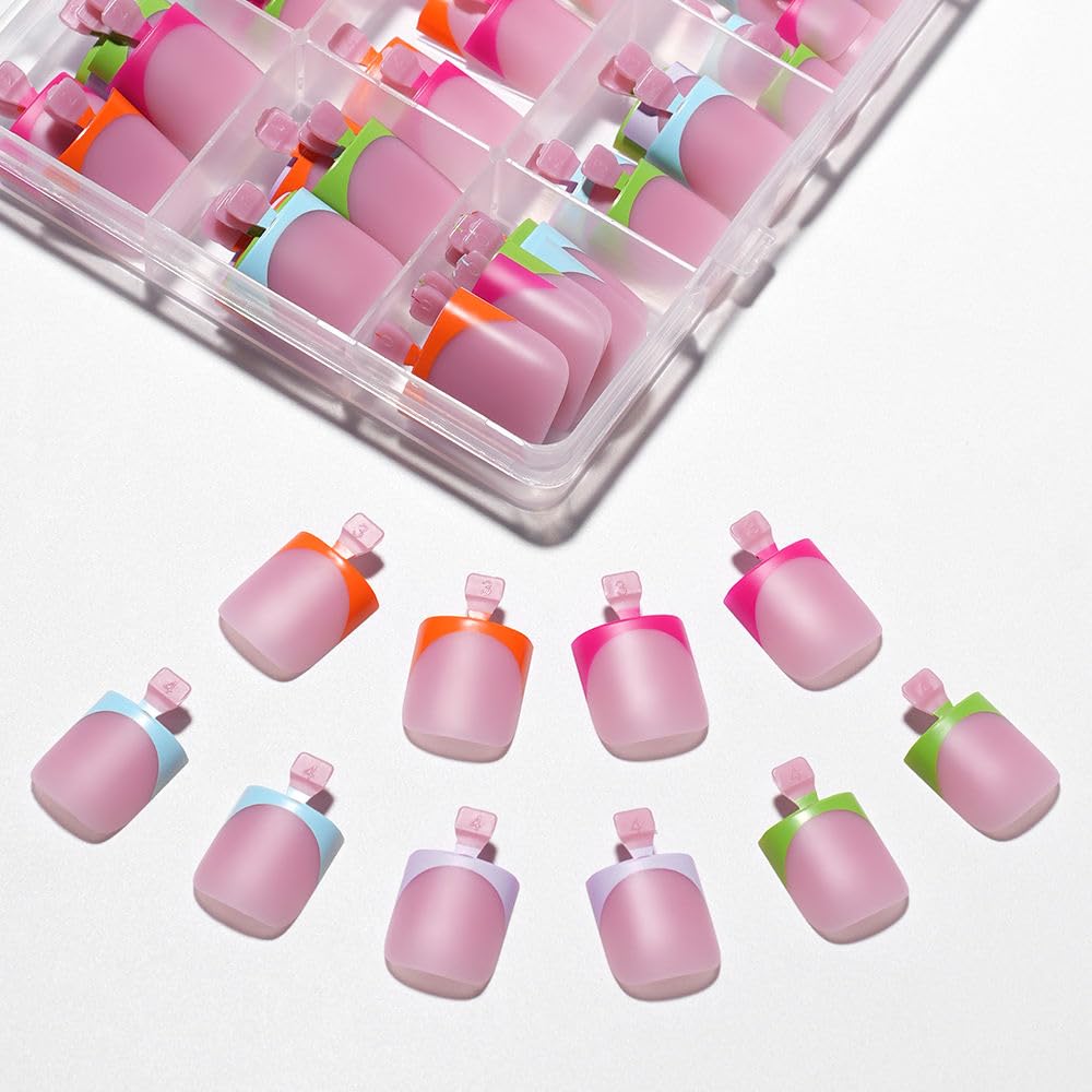 NHIXK included tools and adhesive stickers for quick salon-style results