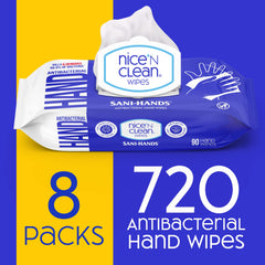 Nice 'N Clean close-up of wipe texture showing gentle soft fibers for comfort