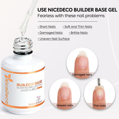 Nicedeco brush texture close-up highlighting smooth gel viscosity for easy sculpting