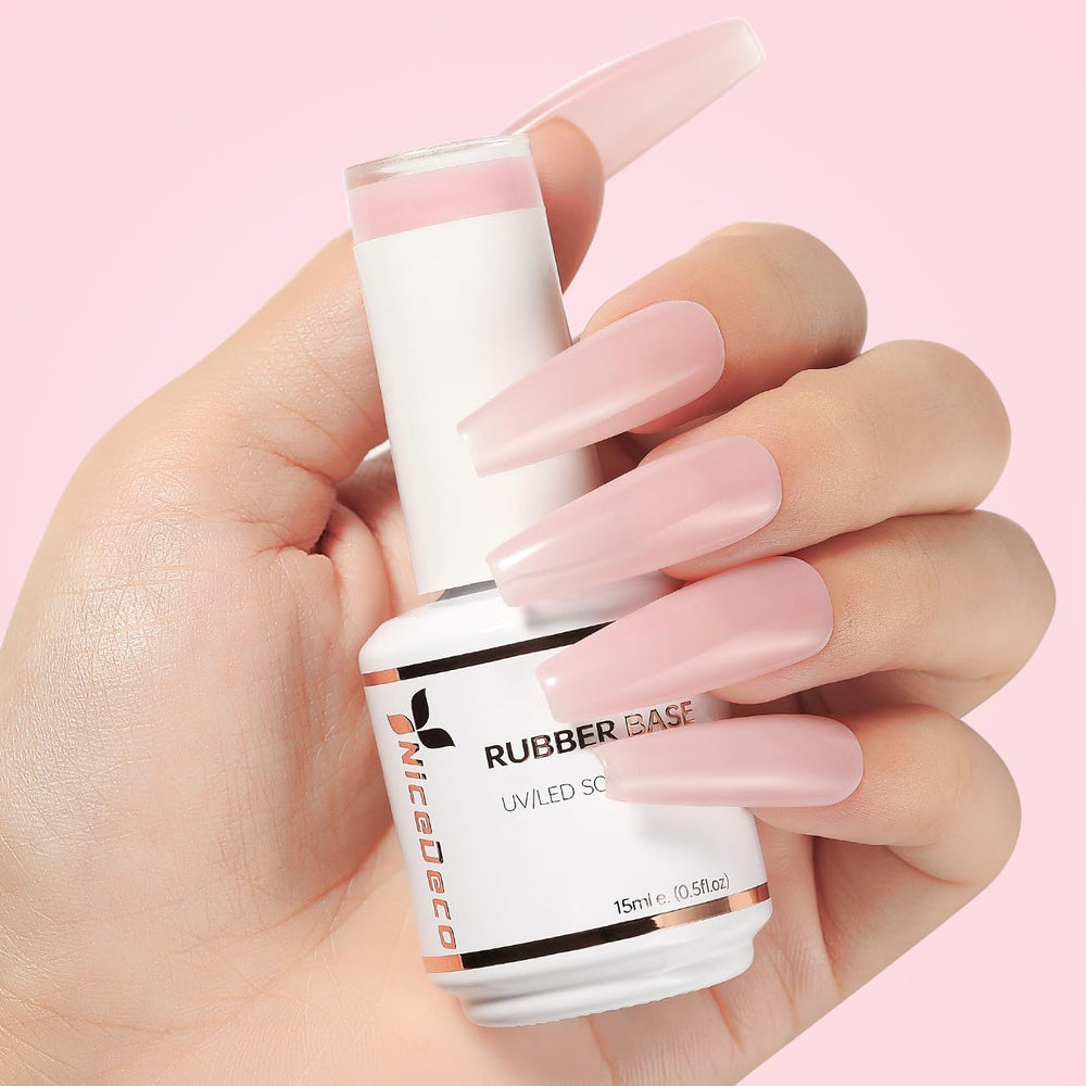 Nicedeco application on nail tip demonstrating controlled brush application to prevent cuticle overflow