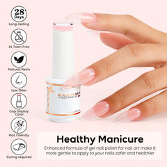 Nicedeco 15ml bottle held in hand showing true size and travel-friendly benefit
