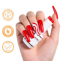 Nicedeco bottles in hand for scale comparison highlighting compact 15ml size convenient for travel