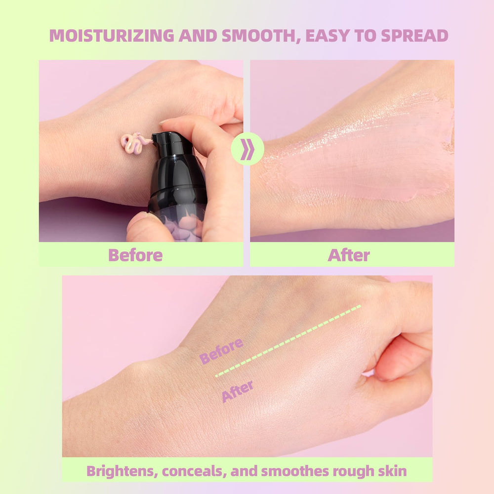 NICEFACE ingredient label close-up showing SPF 50 and non-comedogenic benefit