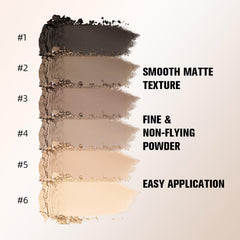 NICEFACE product applied on eyelid showing smooth crease-resistant finish