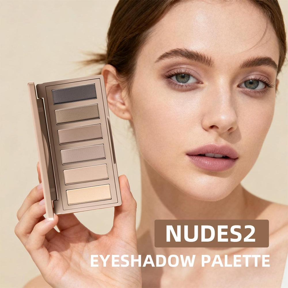 NICEFACE close-up of eyeshadow pans highlighting creamy blendable texture