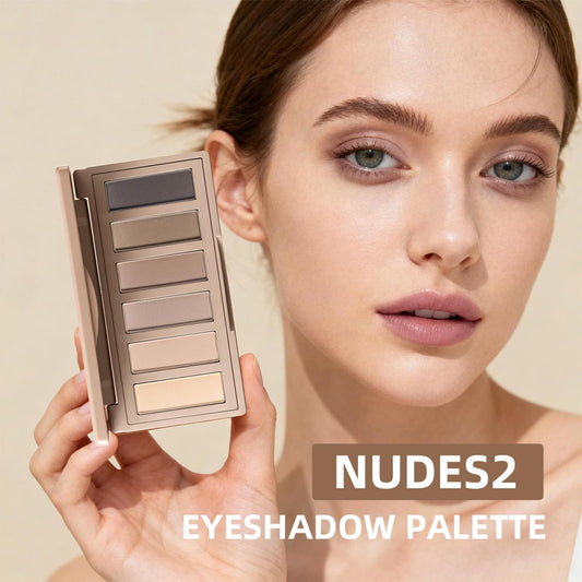 NICEFACE close-up of eyeshadow pans highlighting creamy blendable texture