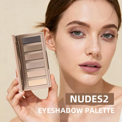 NICEFACE close-up of eyeshadow pans highlighting creamy blendable texture