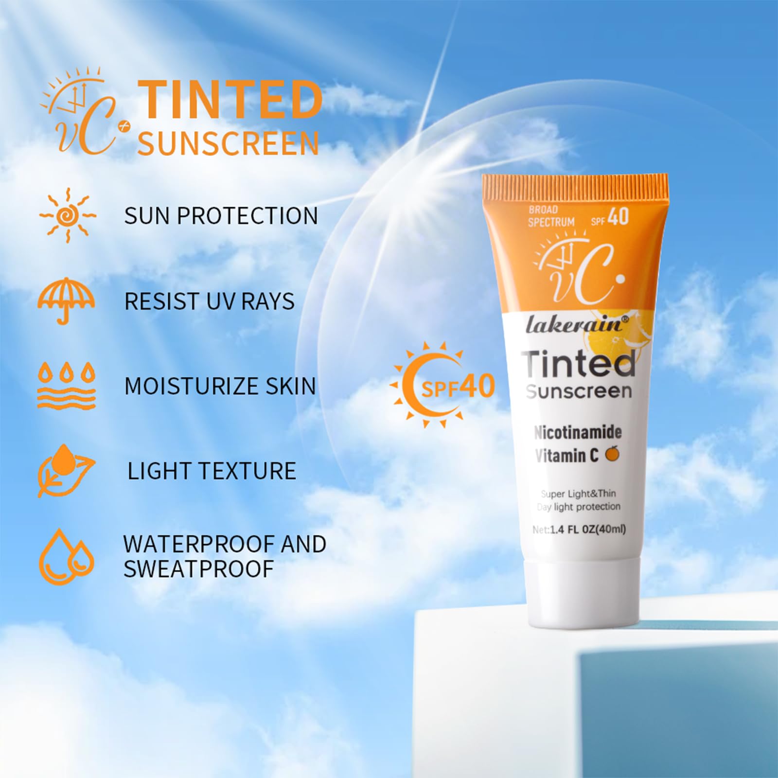 NICEFACE close-up texture showing smooth lightweight application benefit