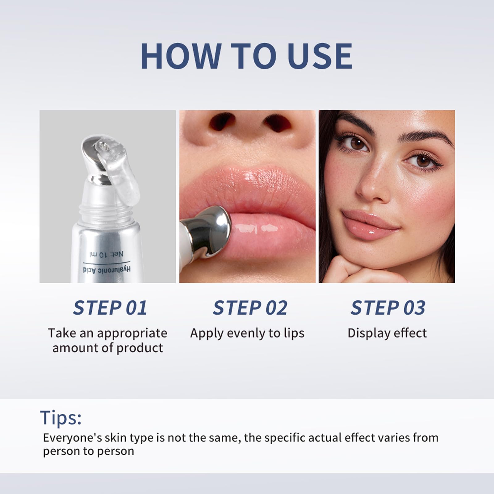 NICEFACE used under lipstick for smoother, non-feathering finish