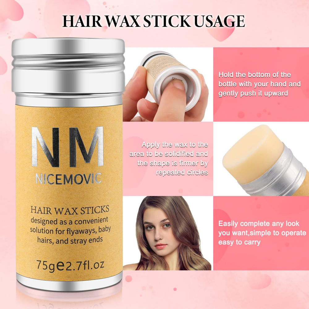 NICEMOVIC edge brush and comb detail for neat hairline control