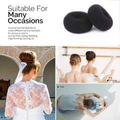 NICEMOVIC side profile chignon demonstrating smooth shape for polished looks