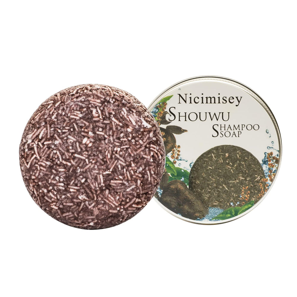 Nicimisey solid bar texture close-up highlighting natural ingredients